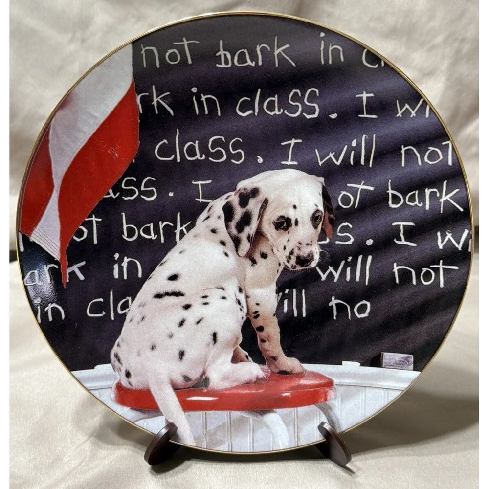 I Will Not Bark In Class #2711A Hamilton‎ Collect, Comical Dalmatians Collection